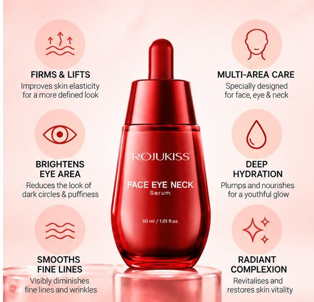 ROJUKISS Face Eye Neck Serum – 40 ml
