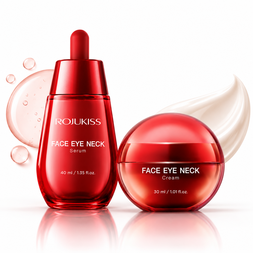 ROJUKISS Face Eye Neck Duo – Serum 40 ml + Cream 30 ml